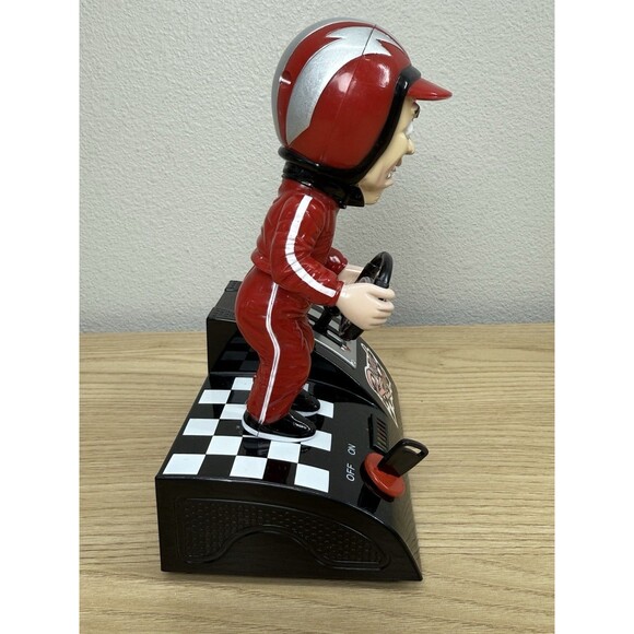 Gemmy Red Road Rage Racer Toy Electronic Moving Bobble Head Working Tested Dad - Picture 3 of 9